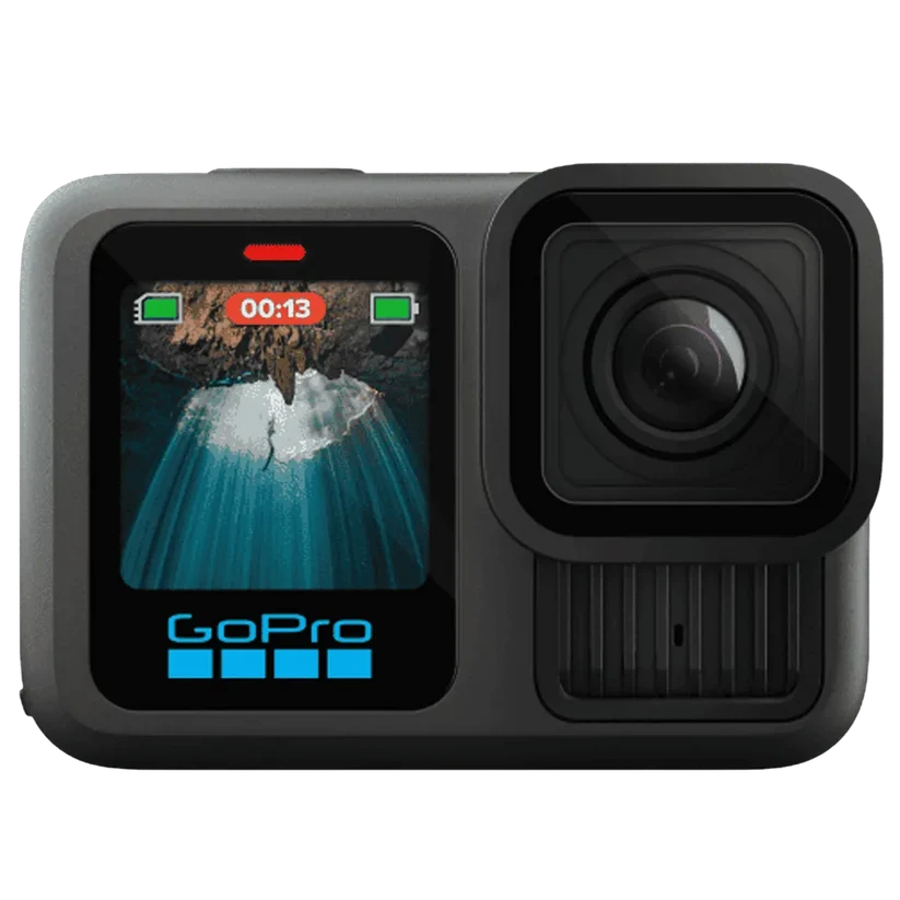 GoPro Hero13 5.3K and 27MP 240 FPS Waterproof Action Camera with Voice Control (Black)