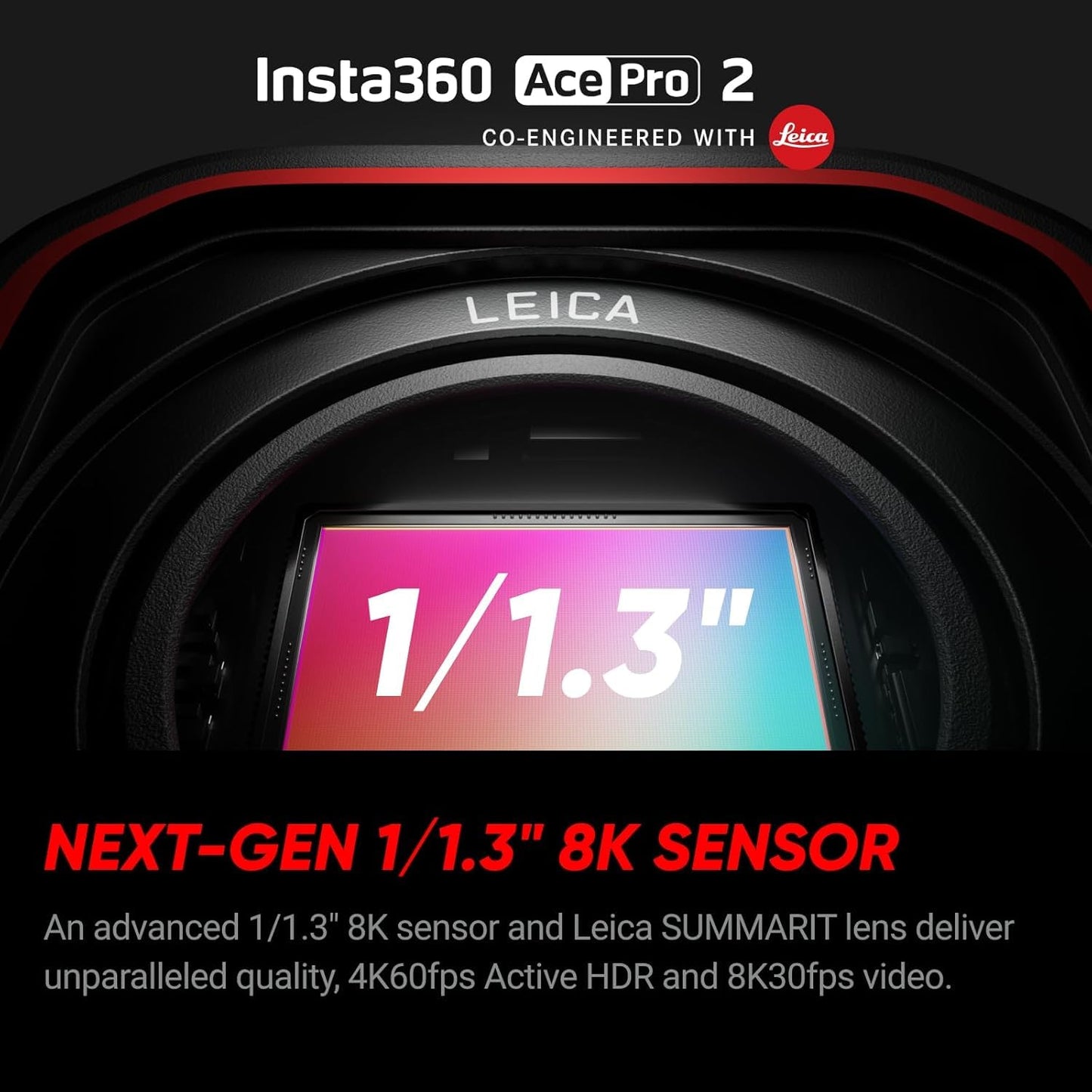Insta360 Ace Pro 2-8K Waterproof Action Camera