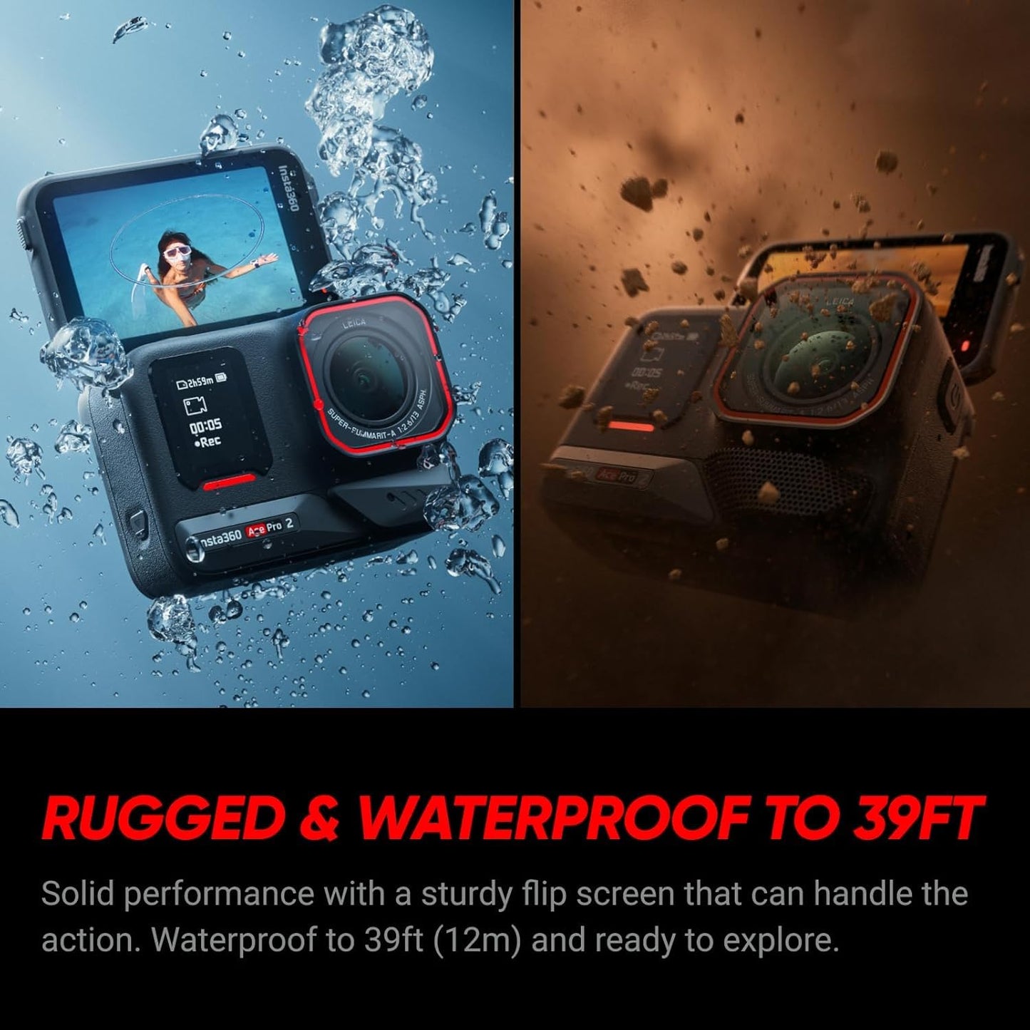 Insta360 Ace Pro 2-8K Waterproof Action Camera